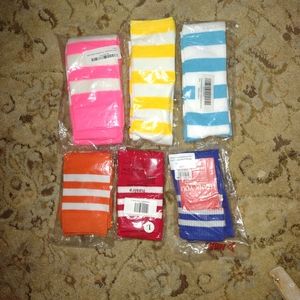 6 pairs over the knee/thigh high retro tube socks